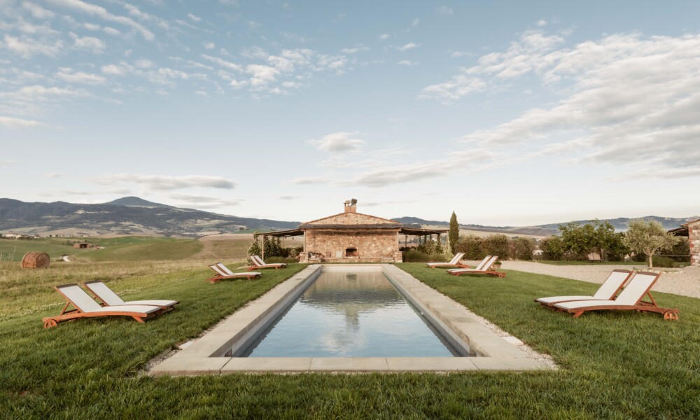 Pool in summer