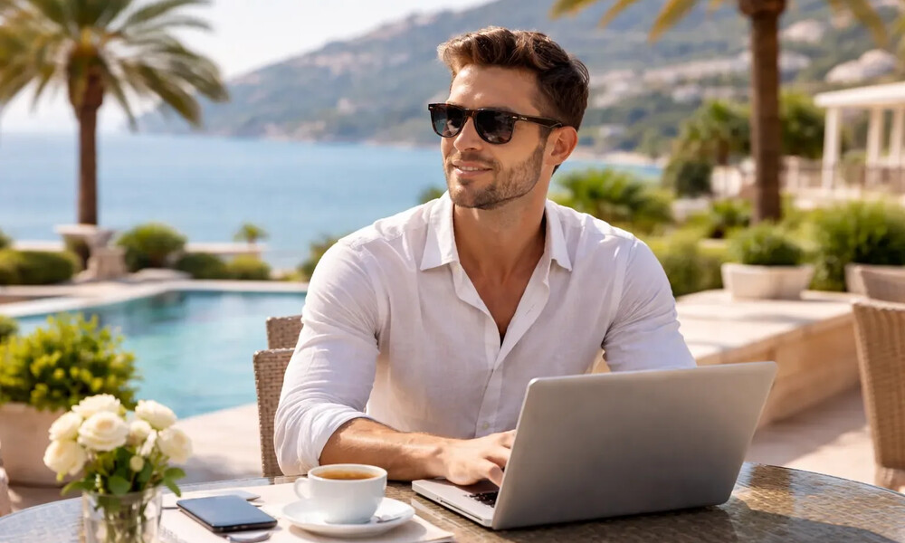 Man working holiday gpt