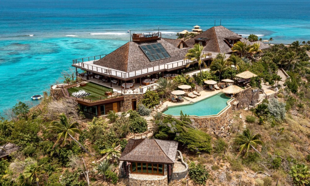 Necker Island The Great House overview 2