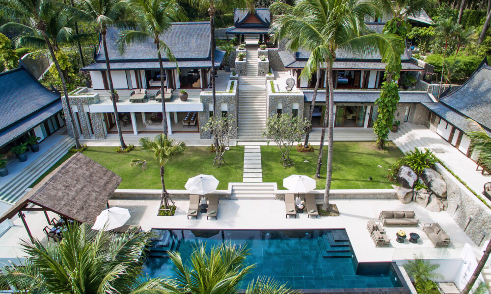90 Villa Analaya Kamala Beach Phuket Aerial View