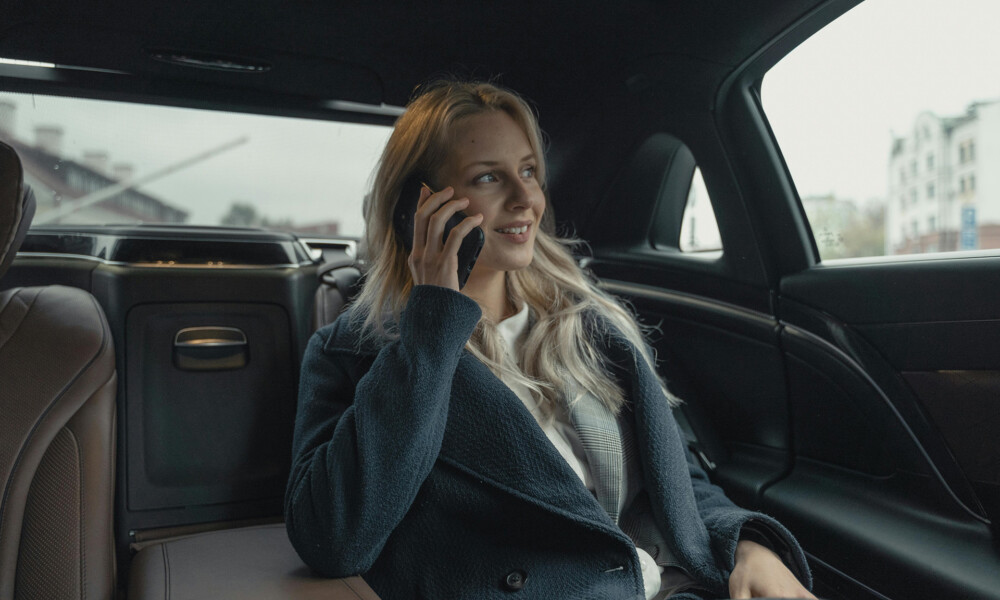 Airport transfers woman