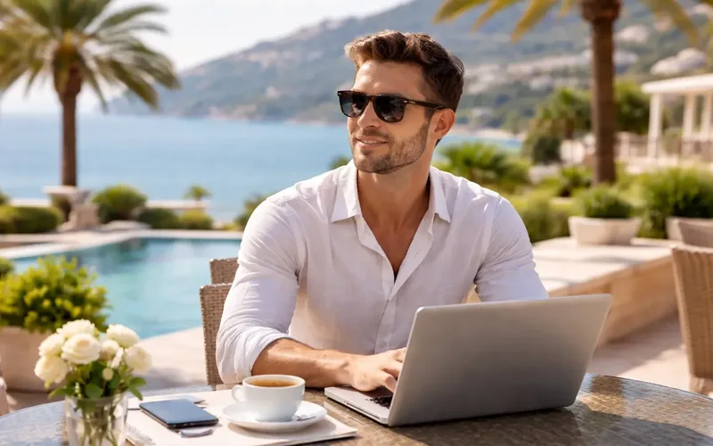 Man working holiday gpt