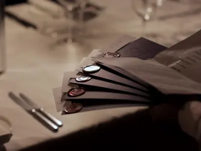 Private dining banner poster