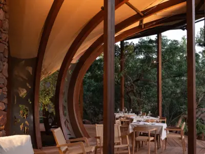 Lounge Dining Area Outside