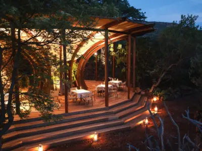 Restaurant Area at night