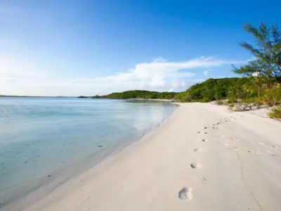 Mainhouse Beach footsteps
