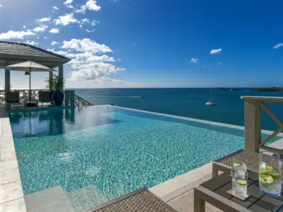 Papillon pool and view