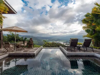 Ylang pool and view