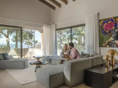 Villa innen Wohnen 2