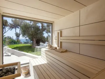 Villa Sauna innen