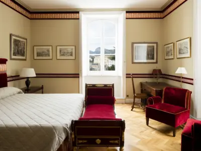 Red suite bedroom retouch