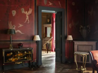 Villa astor master suite living room bedroom