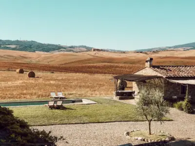 Vista in estate colline