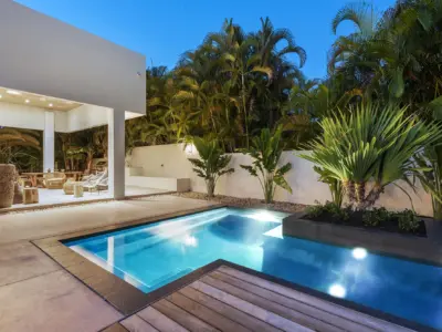 55 villa backyard pool
