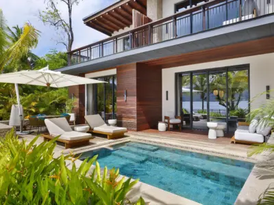 Bay house pool and terrace 1