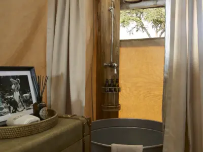 Bathroom Kids Room of Family Tent Out of Africa