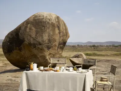 Bush breakfast Out of Africa