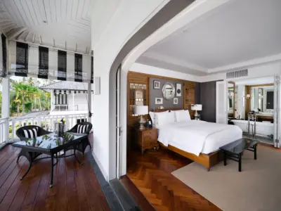 Sanchaya Suite Bedroom Veranda