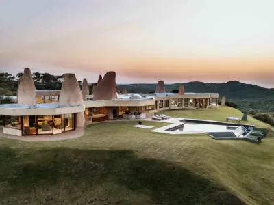 Sand castle Sunrise shot