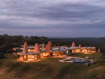 Sand castle View of house west