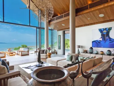 17 Villa Amarapura Phuket Cape Yamu Dining Living Area