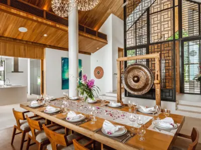 19 Villa Amarapura Phuket Cape Yamu Dining Living Area