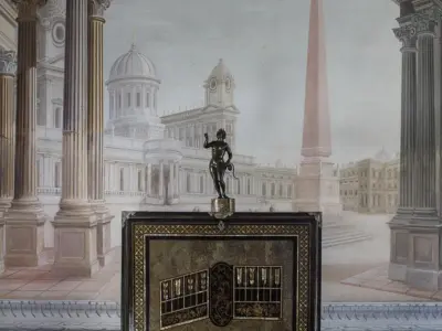 Villa Balbiano luxury property Lake Como Milan luxurious Durini residence best interiors Naban antique cabinet 17 century Heritage collection