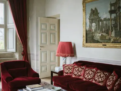 Villa Balbiano master suite living room fragment