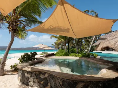 Necker Island Main Beach Hot Tub