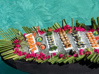 Necker Island Sushi Boat