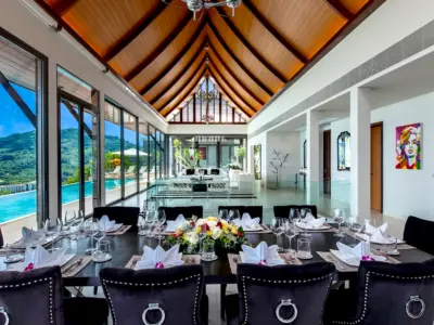 21 Villa Paradiso Naithon Beach Phuket Dining Area