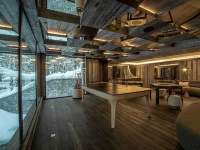 Chalet Elan salle jeu