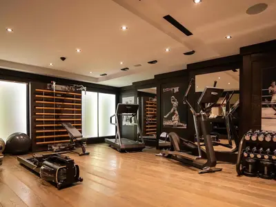 Chalet Signature Location art chalet courchevel 1850 salle de sport